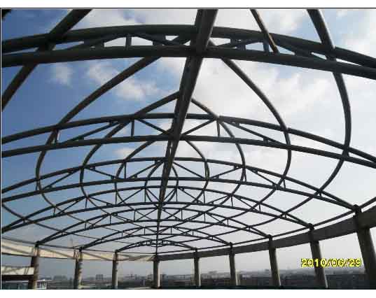 武威中煤朔州宾馆管桁架工程