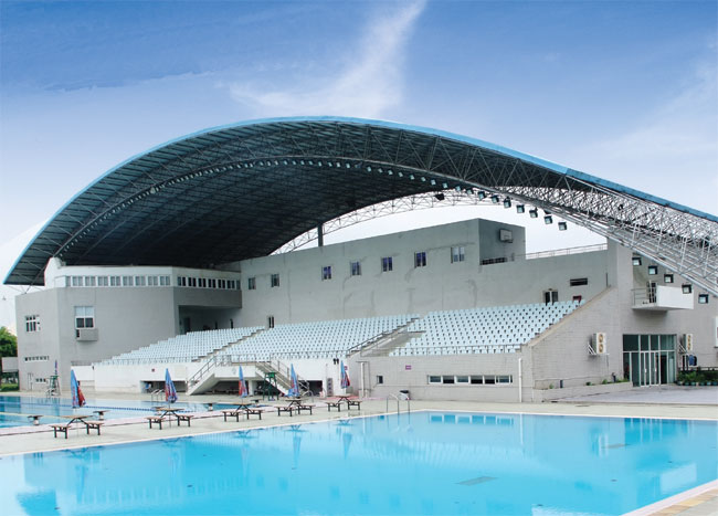 武威游泳馆网架